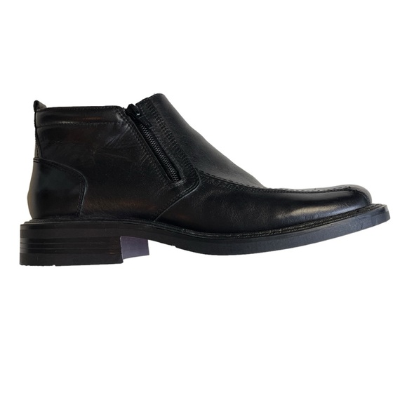 BOTTESINI MEN’S BLACK LEATHERMID RISE DRESS SHOE - SIZE 9 - EUC! - Picture 10 of 13